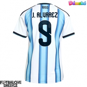 Argentina Julian Alvarez #9 Dámské Domácí Dres MS 2026 Krátký Rukáv